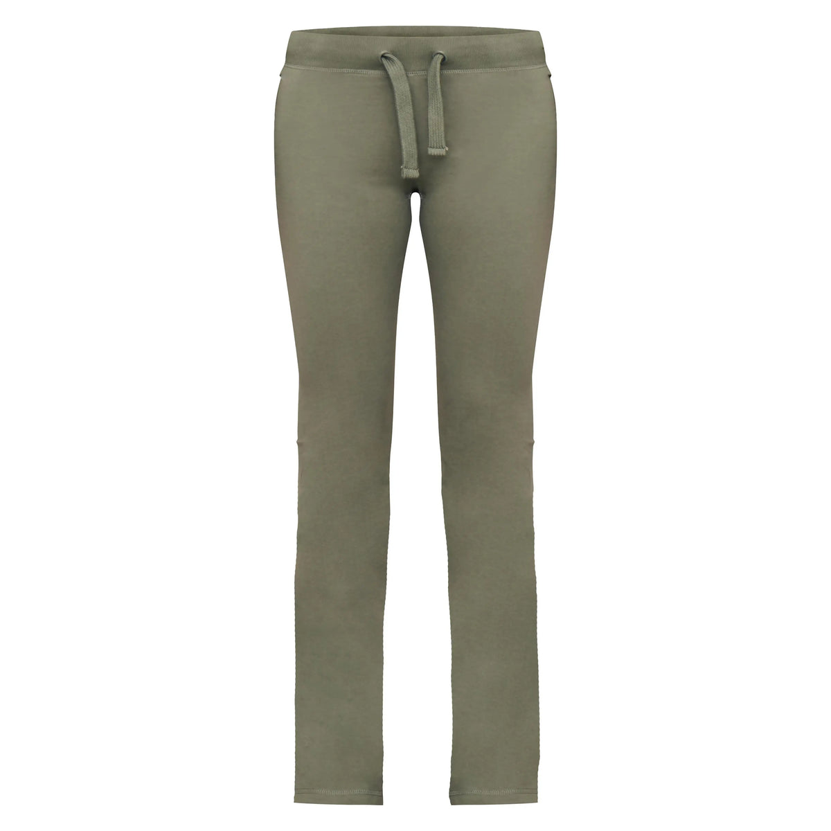 Sea green zip-up slim-fit sportswear set, two-piece set including top and trousers.