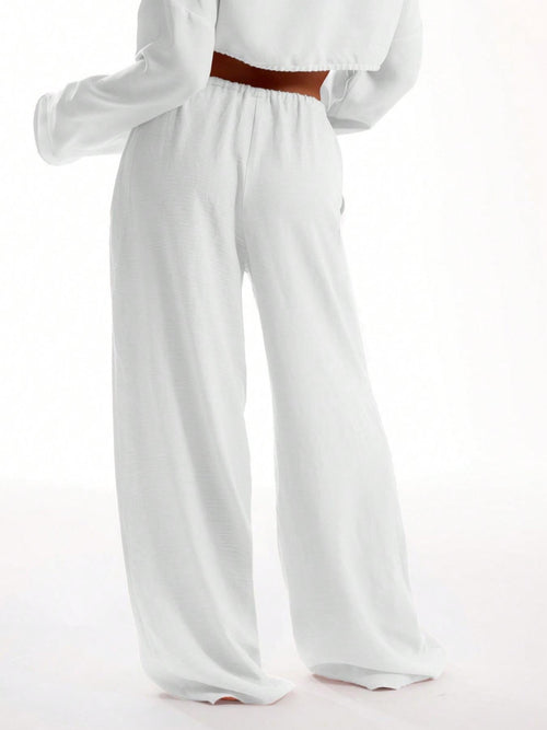 Women's Solid Pocket Pants