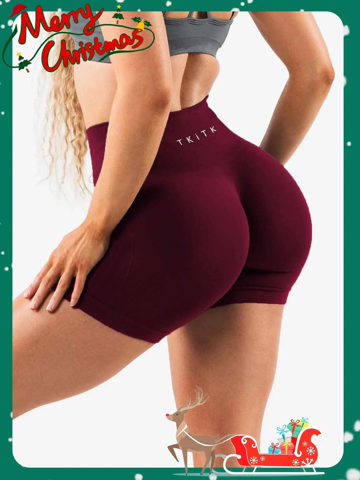Women's Solid Color Textured Ruched High Waist Sports Shorts, Breathable Comfortable High Stretch Letter Print Yoga Shorts, Butt Lifting Sports Shorts, Ladies Sportswear for Indoor Outdoor Wear, Gym Workout Shorts