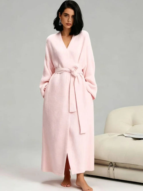Women's Double-Sided Fleece Robe