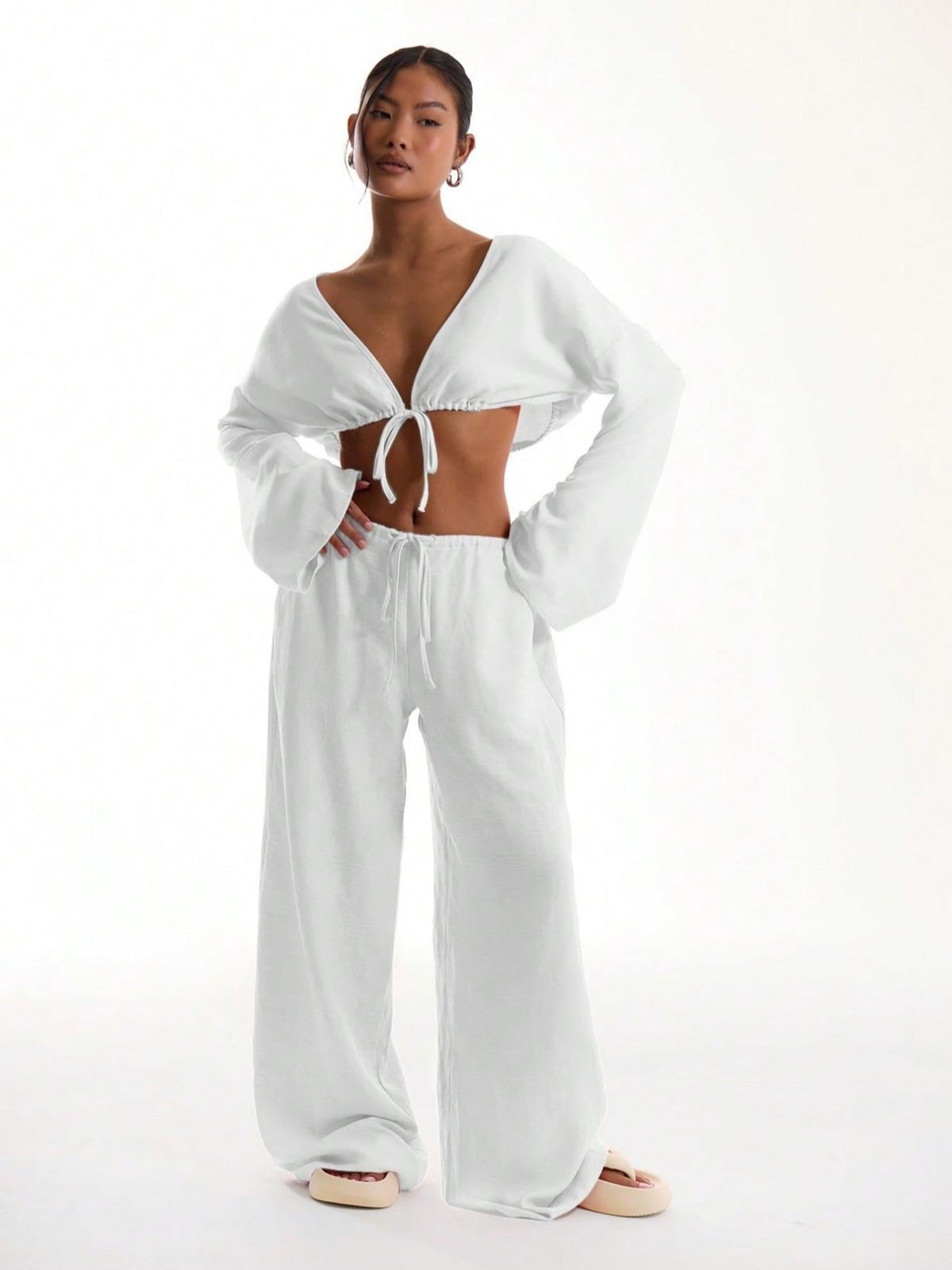Women's Solid Pocket Pants