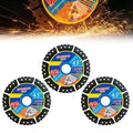 4.5" Multi-Purpose Saw Blades, 2026 Upgrade Stainless Steel Welded Outer Diamond Sand High Durability, 4.5" Diamond Blade, Angle Grinder Discs (10)