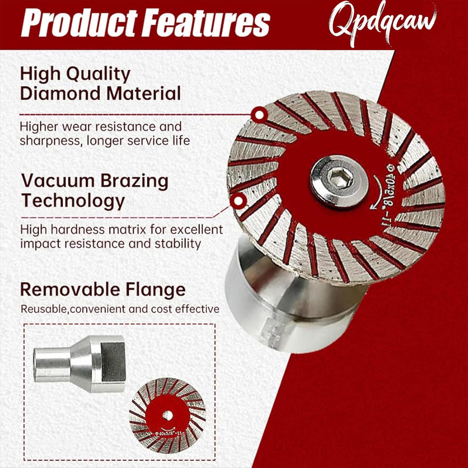 1.57" Diamond Saw Blades Set, Precision Stone Cutting Made Easy, 40mm Multi-Functional Professional Mini Diamond Cutting Blade Set, for Granite, Marble, Sandstone, for Grinder (10pcs)