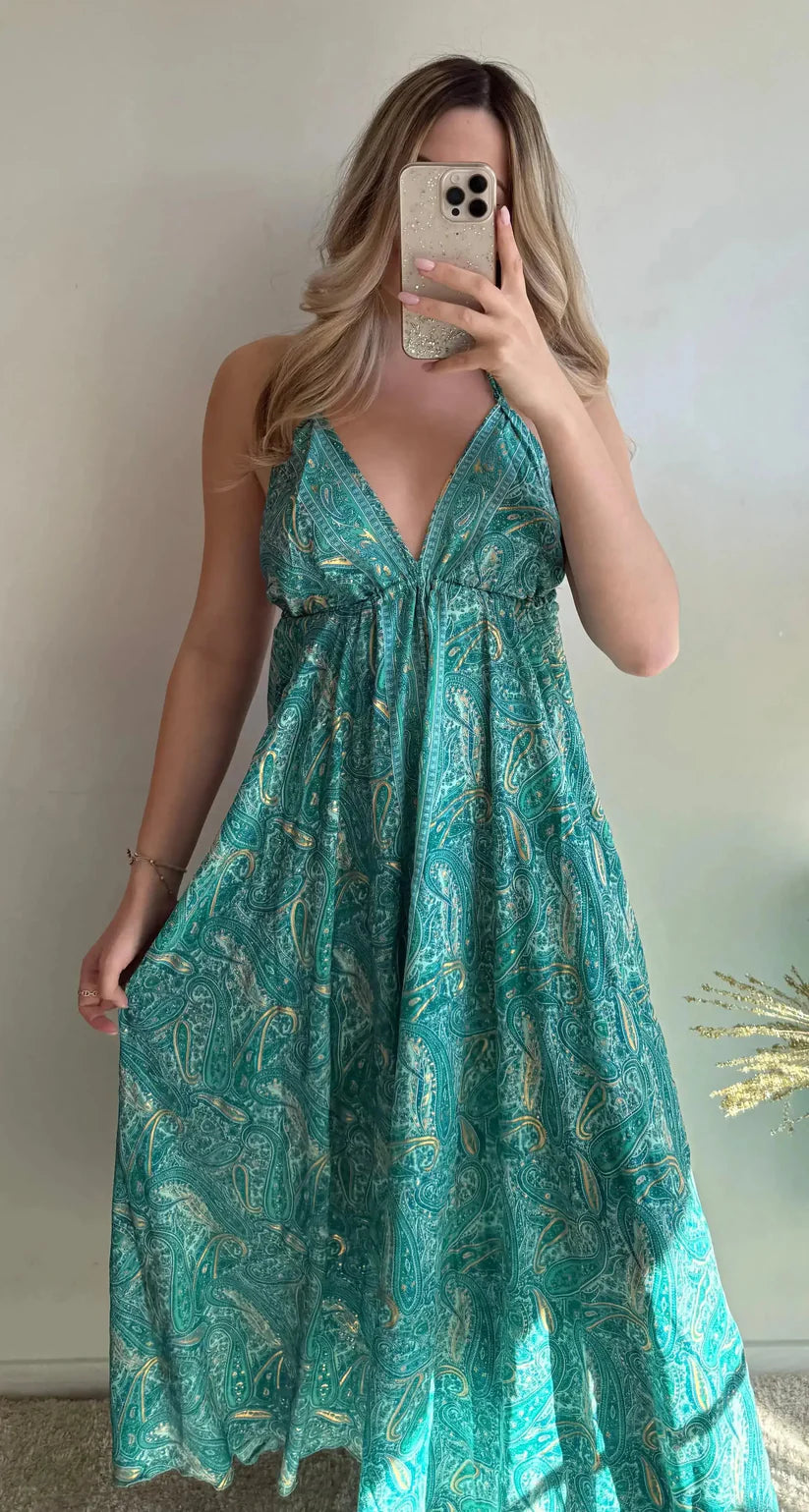 Women's Bohemian Chic Maxi Dress