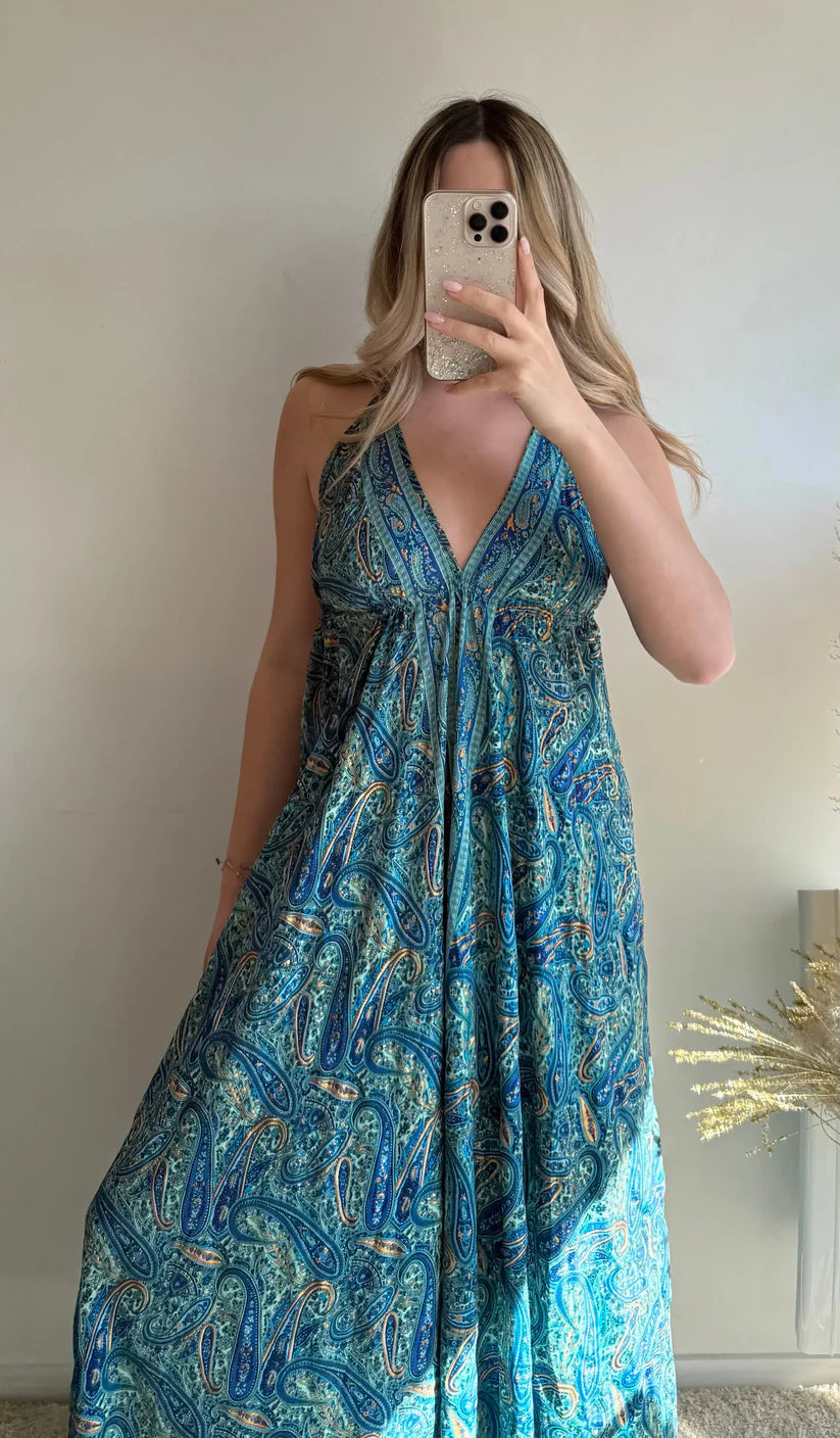 Women's Bohemian Chic Maxi Dress