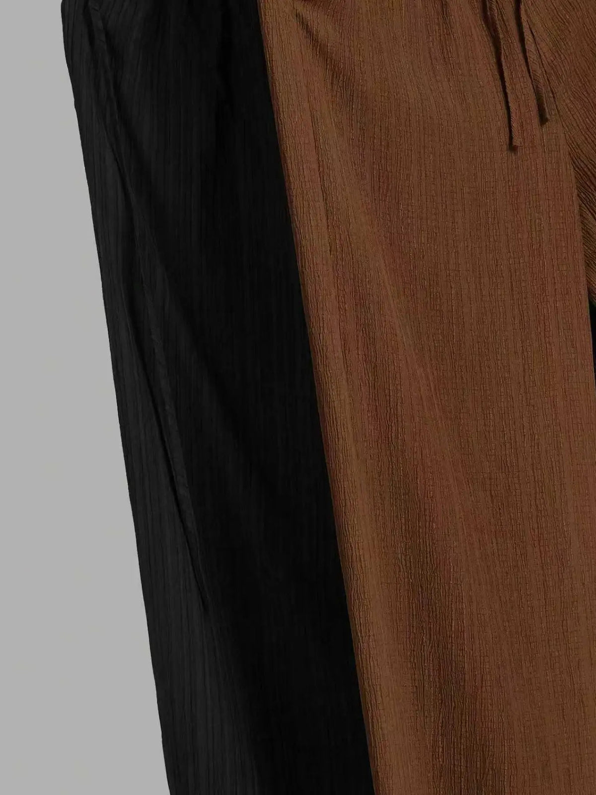 3-Piece Set: Women's Solid-Color Wide-Leg Pants