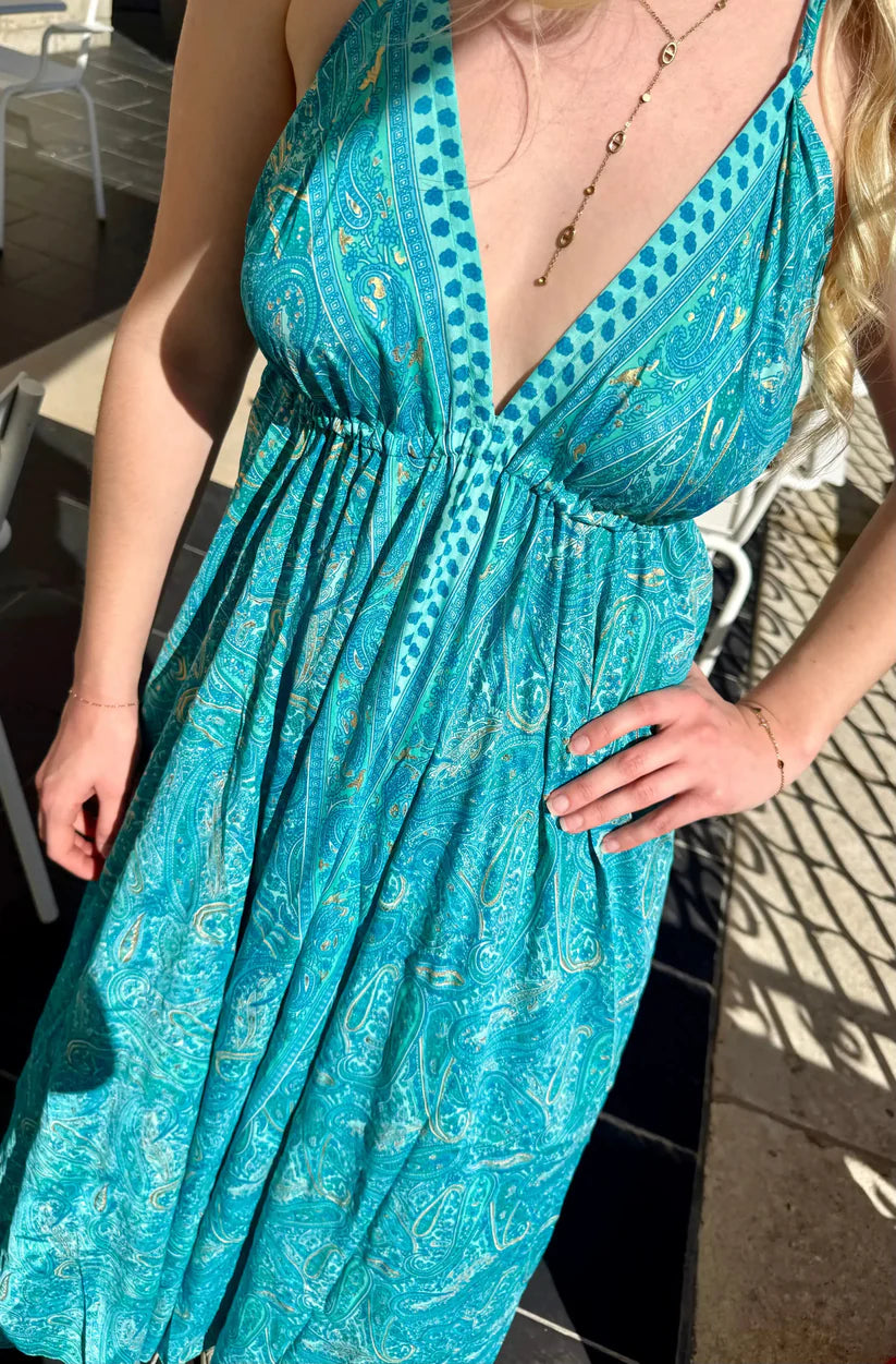 Women's Bohemian Chic Maxi Dress